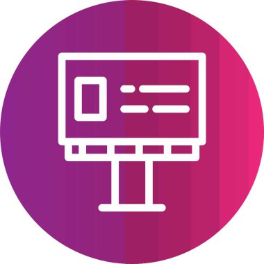 Bilgisayar. Web simgesi basit illüstrasyon