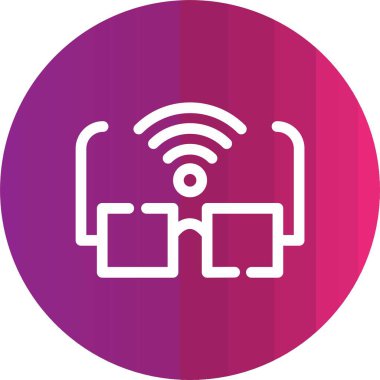 wifi simgesi vektör illüstrasyonu