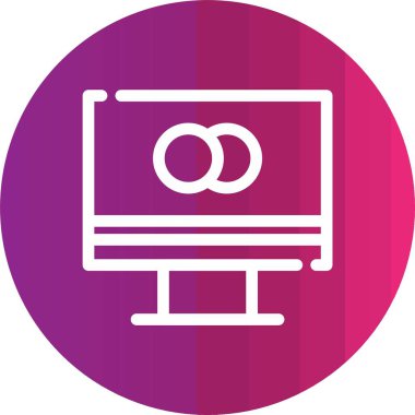 Bilgisayarın vektör illüstrasyonu