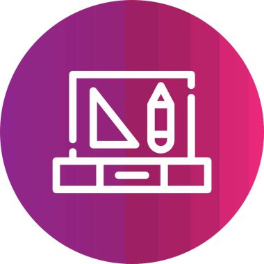 Silgi simgesine sahip kalem, çizim biçimi