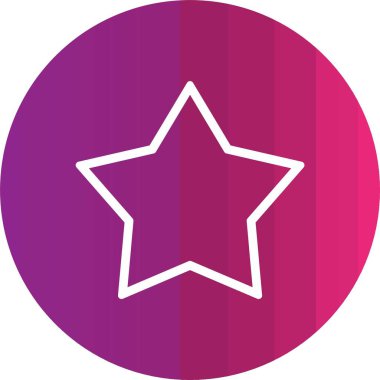 yıldız simgesi vektör illüstrasyonu