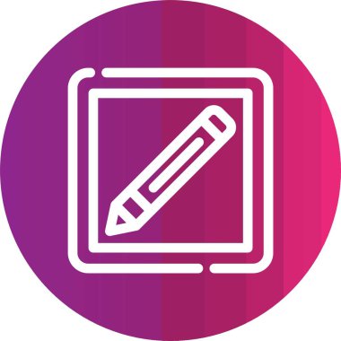 kalem simgesinin vektör illüstrasyonu