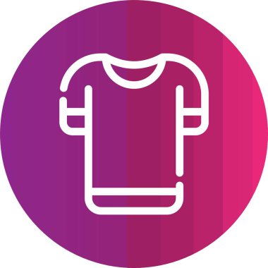 Gömlek. Web simgesi basit illüstrasyon