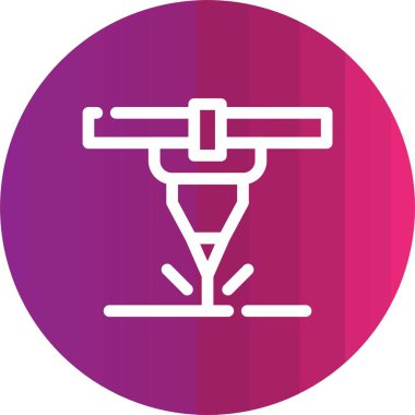 Modern oto tamir simgesinin vektör illüstrasyonu