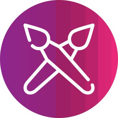 Ağaçlı bir küreğin vektör çizimi