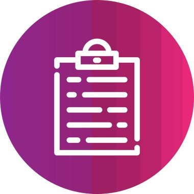 belge simgesi vektör illüstrasyonu