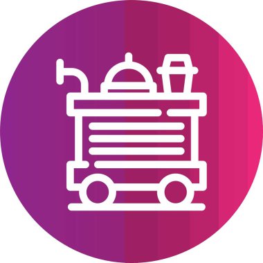 Modern simgenin vektör illüstrasyonu