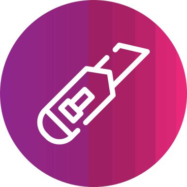 Benzersiz sigara kabartma vektör simgesi