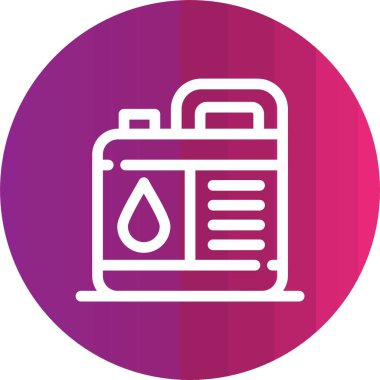 Benzin istasyonunun vektör illüstrasyonu