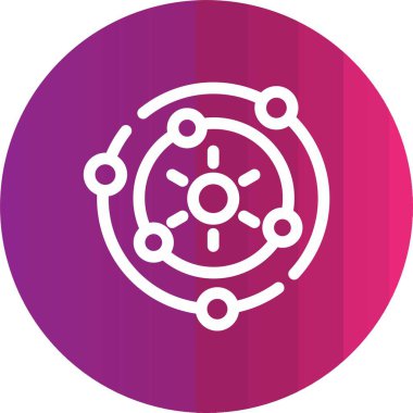 Seo simgesinin vektör illüstrasyonu