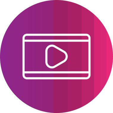 Çalma simgesinin vektör illüstrasyonu