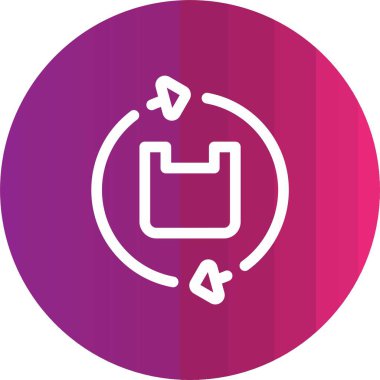 vektör evrak çantası simgesi, vektör illüstrasyonu