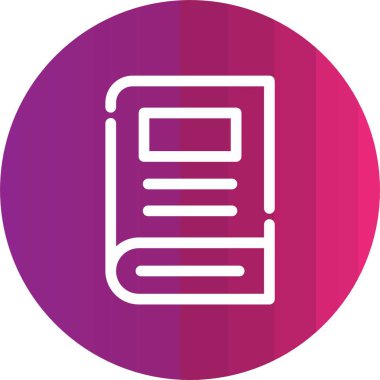 Belge simgesinin vektör illüstrasyonu