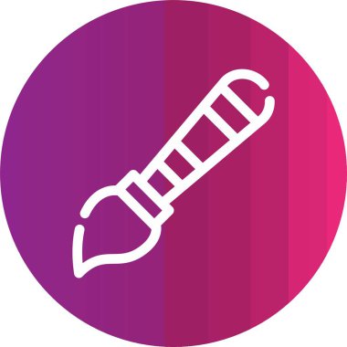 Testere simgesi, basit vektör illüstrasyonu