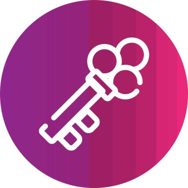 vektör ev anahtarı web simgesi