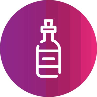 Rum web simgesi, vektör illüstrasyonu