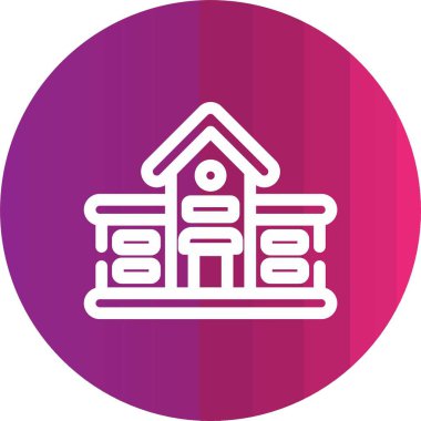 Yapı simgesinin vektör illüstrasyonu