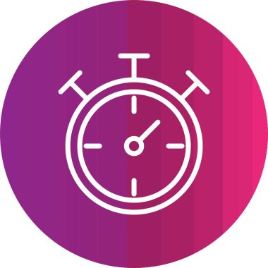 Vektör saat web simgesi