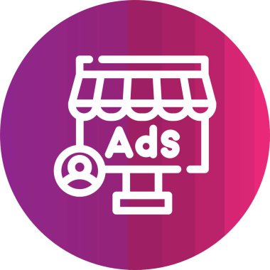 seo modern simgesinin vektör illüstrasyonu