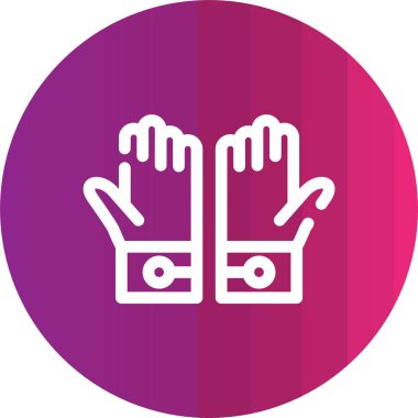 Bir adam ve bir elin vektör çizimi