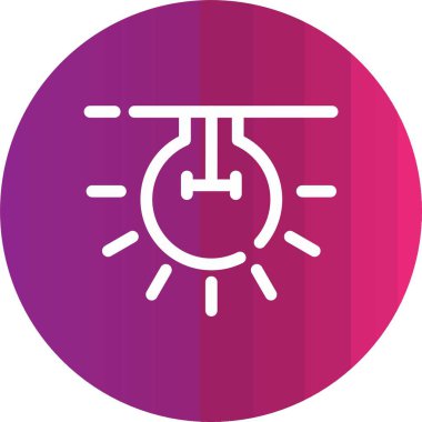 Güneşin vektör çizimi