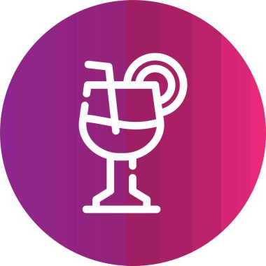 içecek simgesinin vektör illüstrasyonu