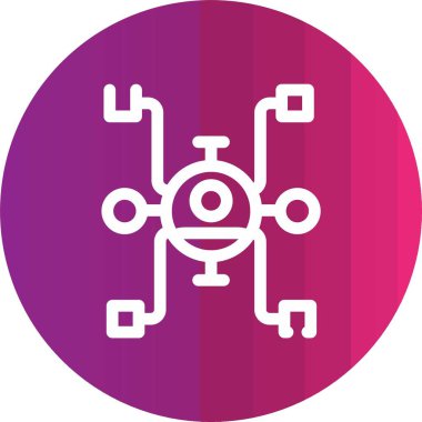 Bir oyun simgesinin vektör illüstrasyonu