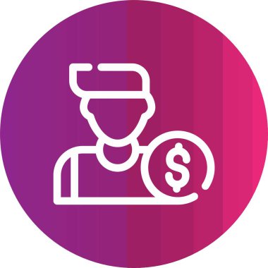 iş simgesi vektör illüstrasyonu