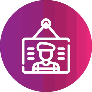 Valiz içindeki bir adamın vektör çizimi