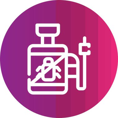 vektör benzin istasyonu simgesi, basit tasarım