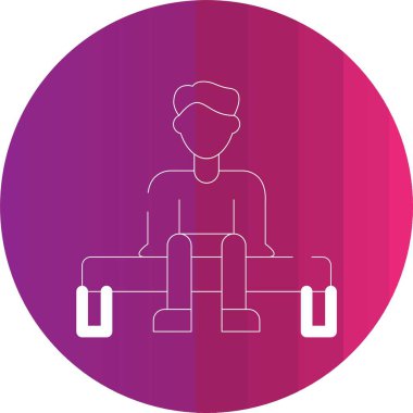 Uzun gölgeli kişisel bilgisayarın vektör simgesi