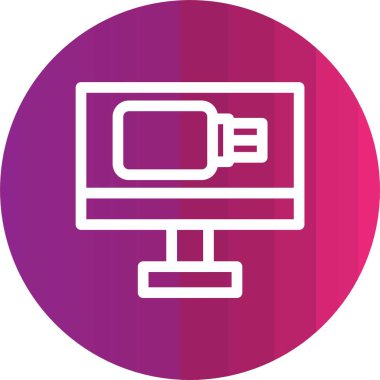 seo modern simgesinin vektör illüstrasyonu