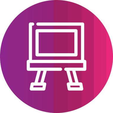 Dizüstü bilgisayar simgesi vektör çizimi