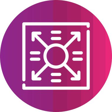 Seo simgesinin vektör illüstrasyonu