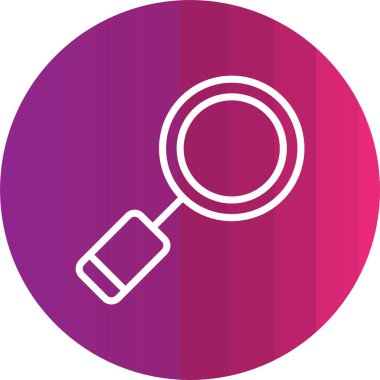 Kolayca değiştirilebilen veya düzenlenebilen cam vektör simgesi büyütülüyor