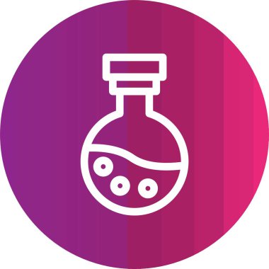 Bir matara simgesinin vektör illüstrasyonu