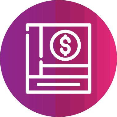 Dolar vektör simgesi tasarımı