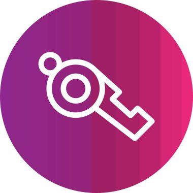 Vektör Anahtarı Düz Simgesi