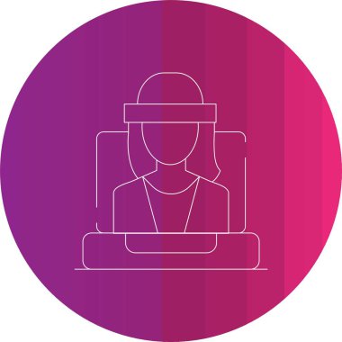 İş ve finans simgesinin vektör illüstrasyonu