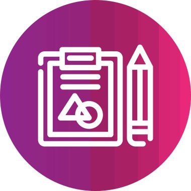 Modern eğitim ikonunun vektör illüstrasyonu