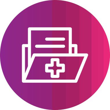 Tıbbi simgenin vektör illüstrasyonu