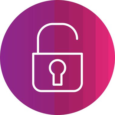 Kilidin vektör illüstrasyonu