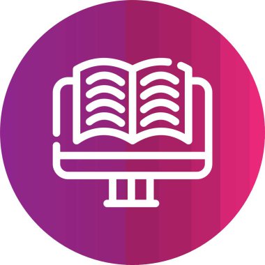 kitap simgesi vektör illüstrasyonu