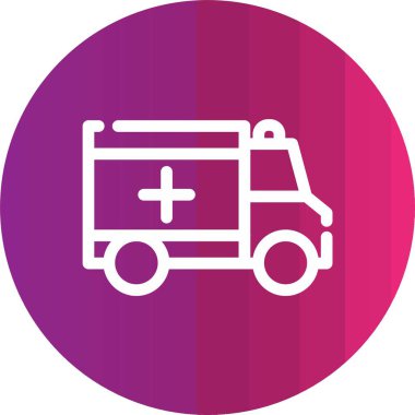 Vektör Ambulans simgesi çizimi