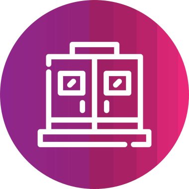 Modern eğitim ikonunun vektör illüstrasyonu