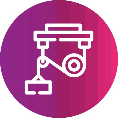 Modern kamera simgesinin vektör illüstrasyonu