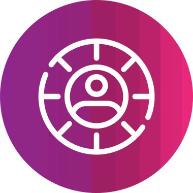 seo modern simgesinin vektör illüstrasyonu