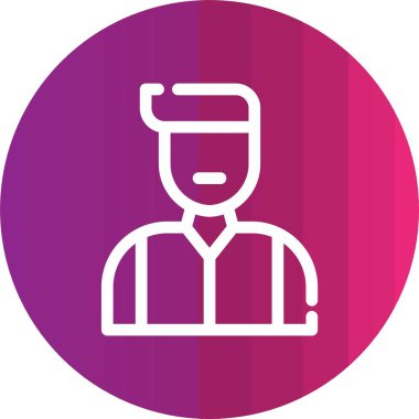 Vektör Adam Simgesi illüstrasyonu