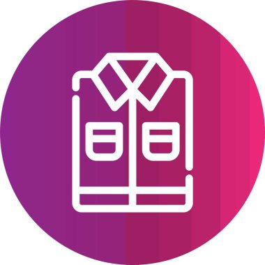 Bir bilet simgesinin vektör illüstrasyonu