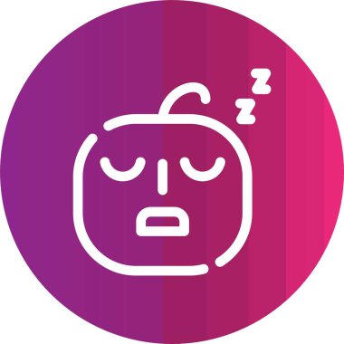 Simge uyku, illüstrasyon vektör